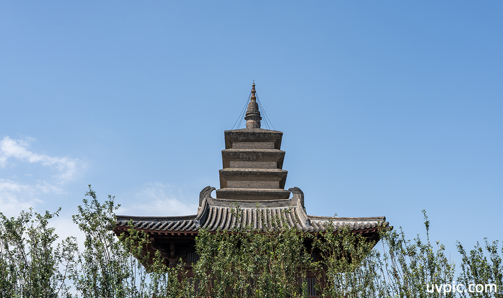 正定须弥塔的静谧之美
