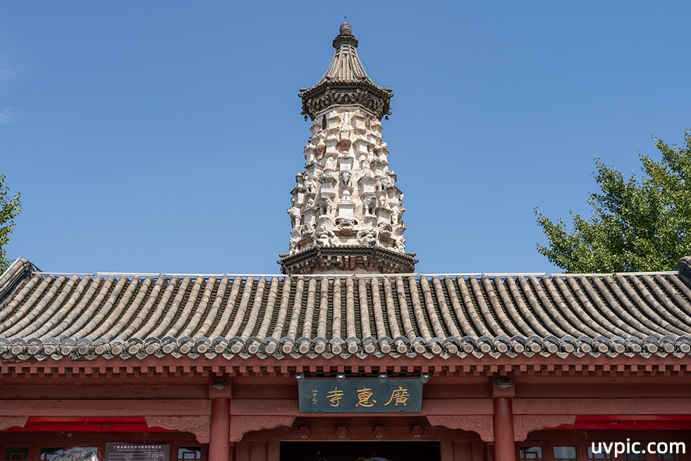 记录正定广惠寺华塔的神圣瞬间