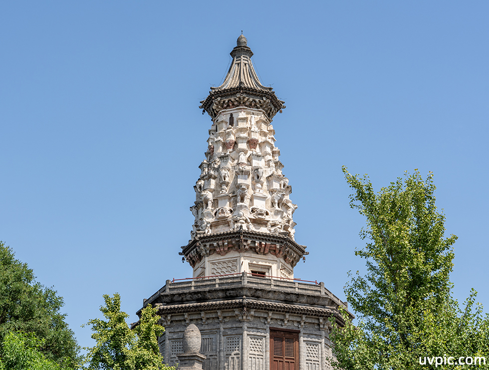 记录正定广惠寺华塔的神圣瞬间