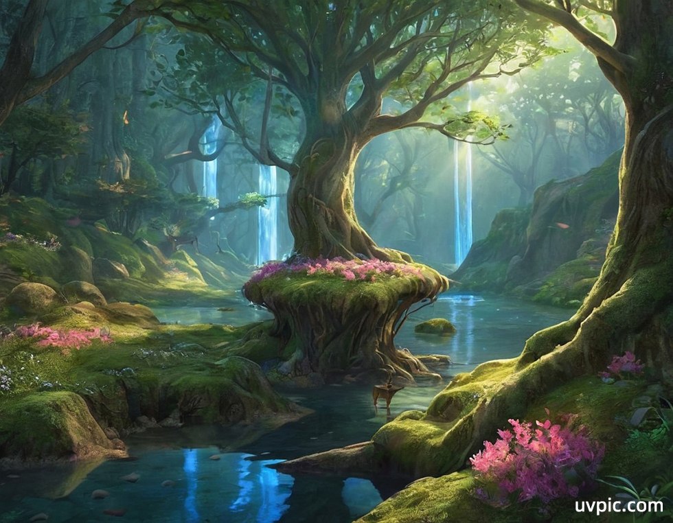 奇幻森林-自然与魔法的完美融合