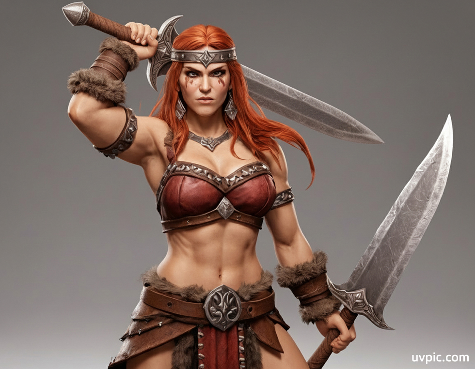 游戏角色设定-野蛮人