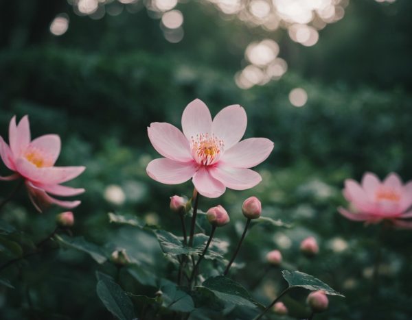 仿摄影风格的植物图