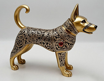 有猫就有狗来一个类似风格的狗狗艺术图